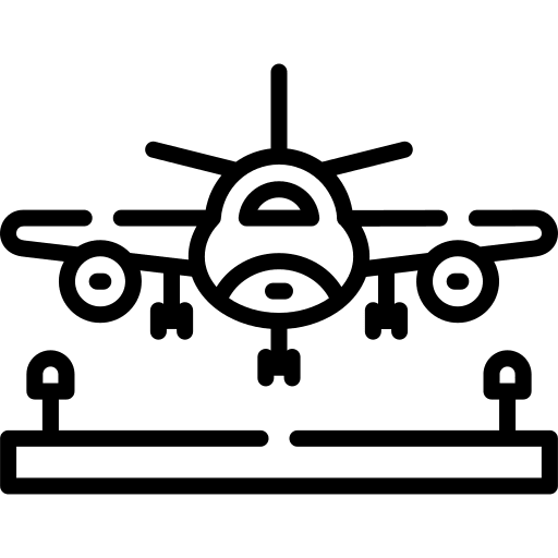 airplane landing icon